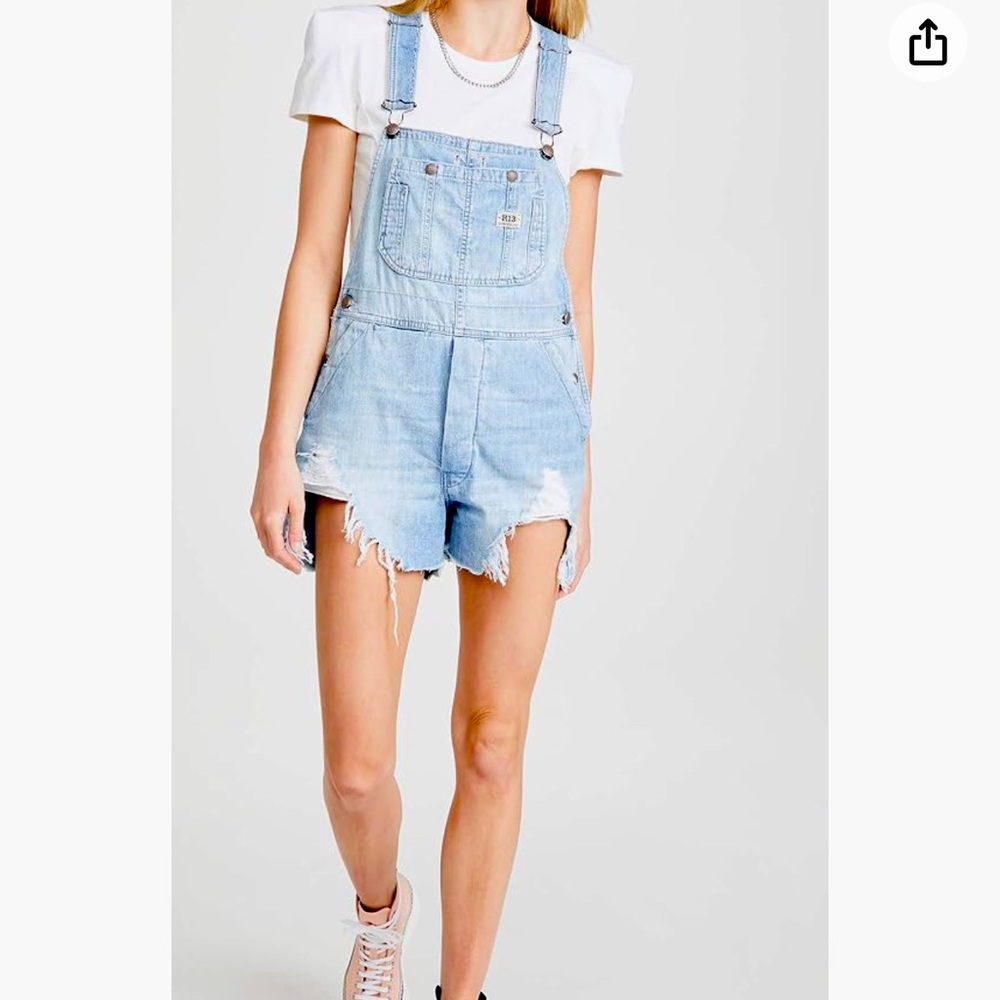 R13 denim overalls. Great condition. Color Elton blue size medium